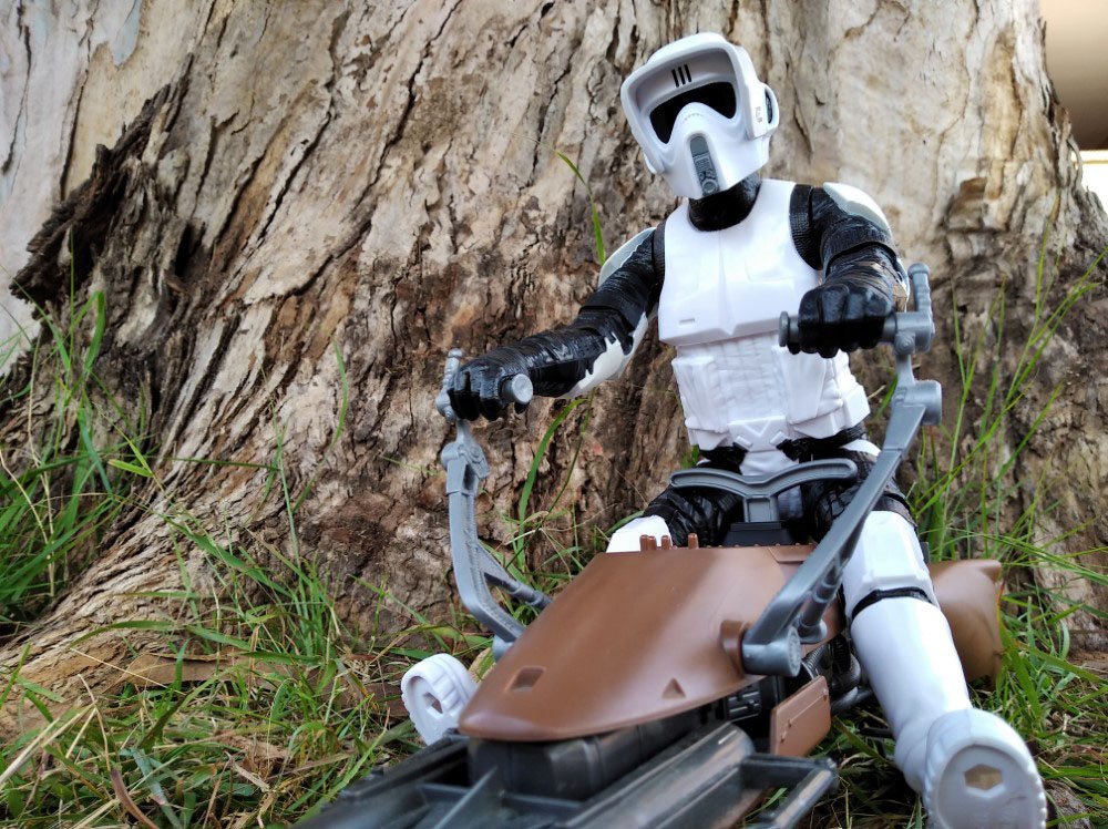 Speeder Bike with Biker Scout Star Wars Titan Hero-Hasbro 8